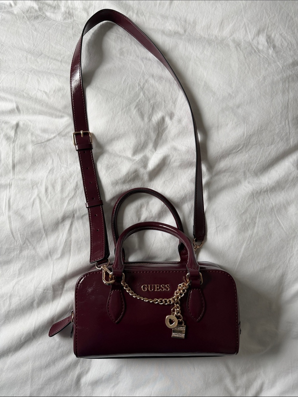 Guess Penny Crossbody in Oxblood